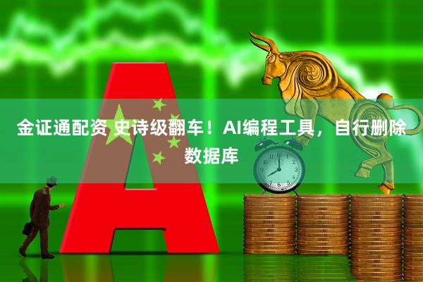 金证通配资 史诗级翻车！AI编程工具，自行删除数据库